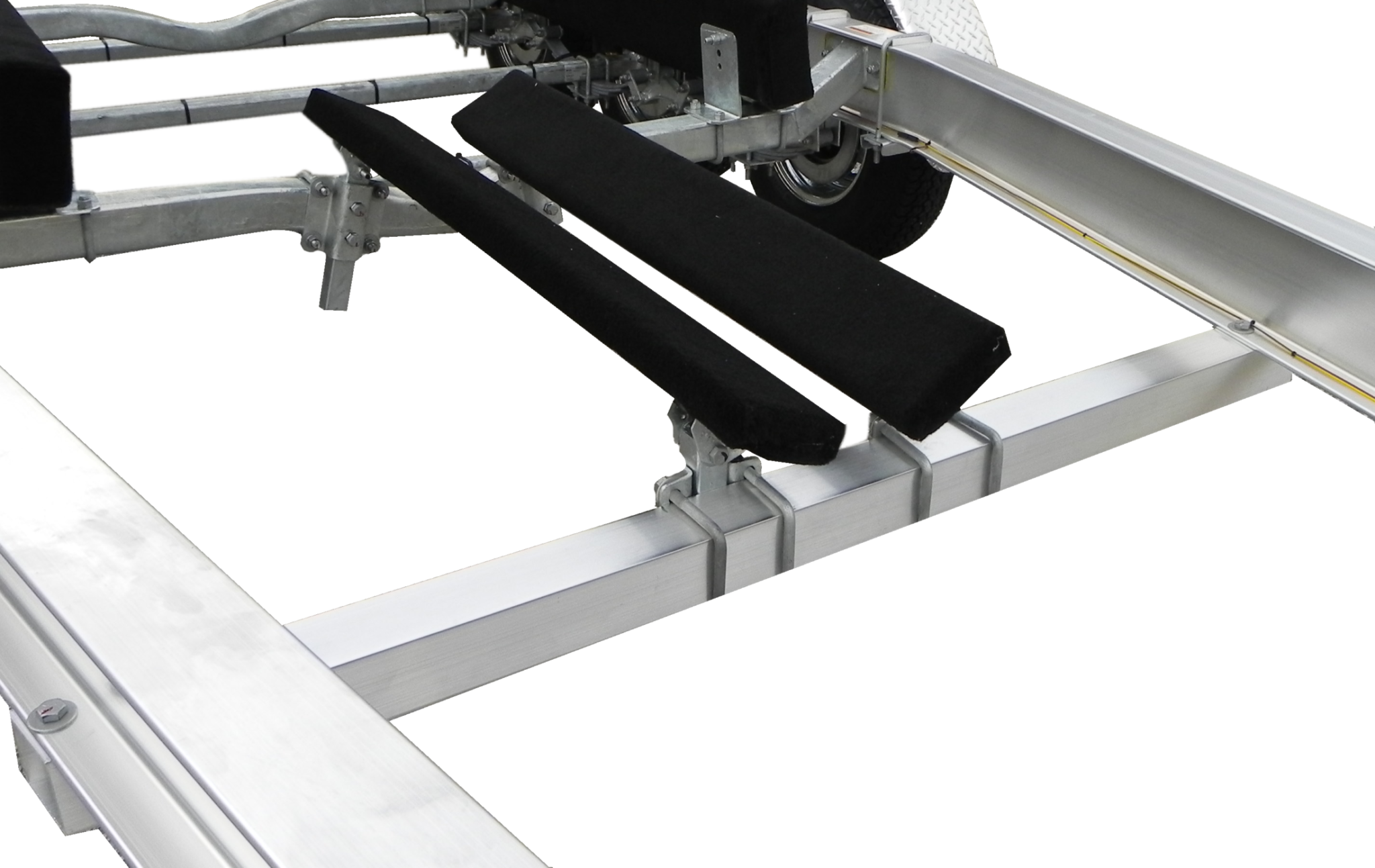 Target Bunk Kit Target Bunk Set - Carpeted 2x6x5' with Mounting Hardware - Venture Trailers